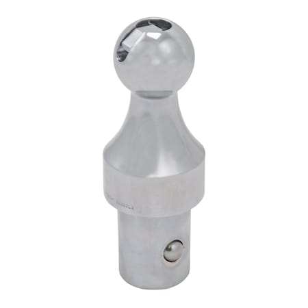 Husky Towing Husky Towing 33055 Gooseneck Ball Mount; 2-5/16 Inch; 1 Inch Rise; Chrome-Plated; Alloy Steel 33055